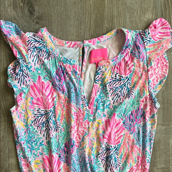 Lilly Pulitzer Ravi Romper Splashdance - Picture 3 of 7